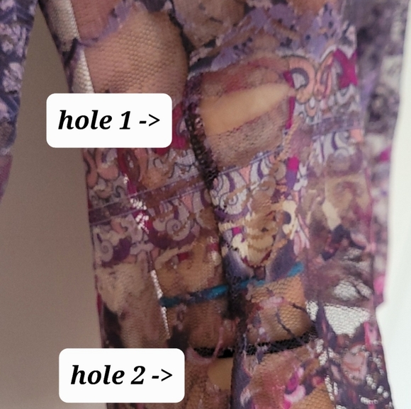 🍂 Primrose Lace Top Pyramid Collection Sheer Blouse - Picture 9 of 9